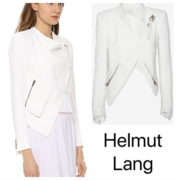 helmut lang white jacket